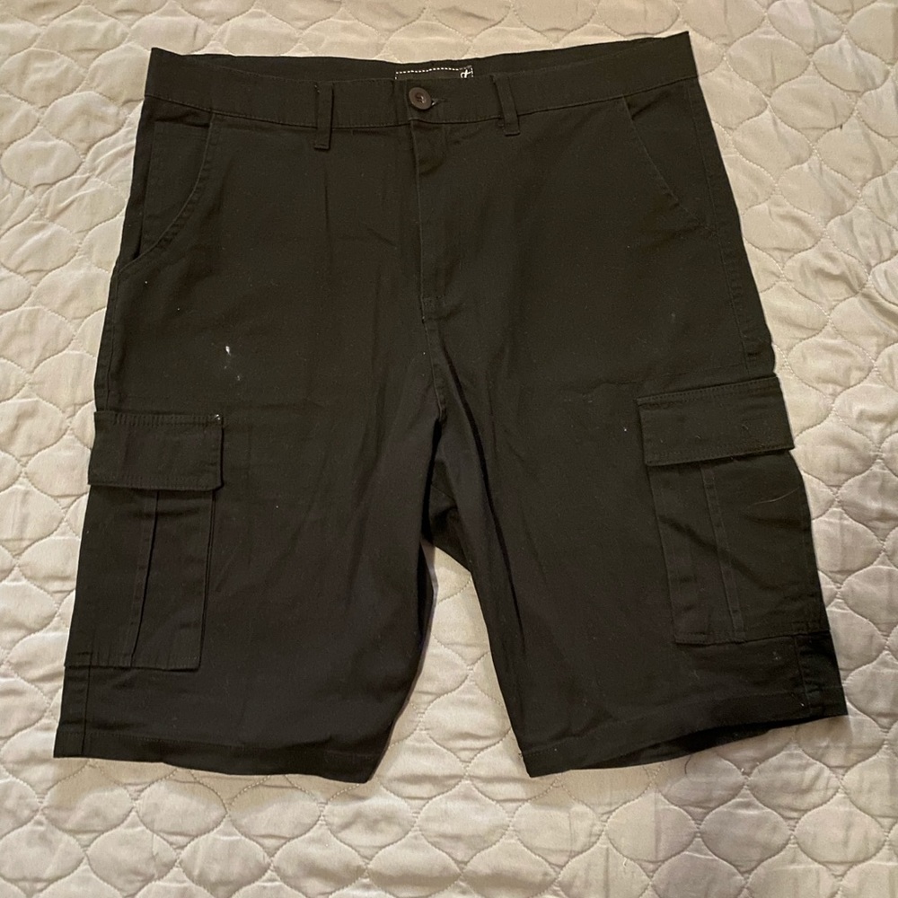 Black Cargo shorts